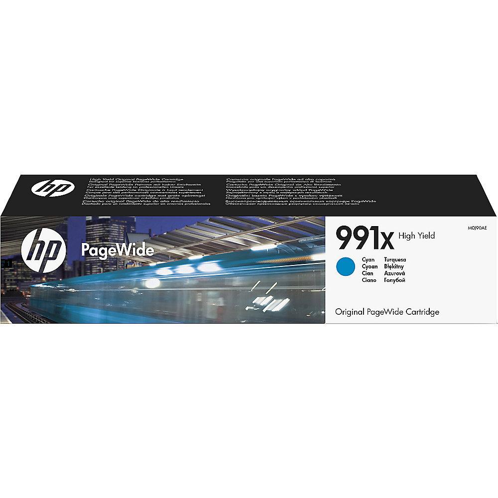 HP Original Tintenpatrone 991X Cyan M0J90AE für ca. 16.000 Seiten
