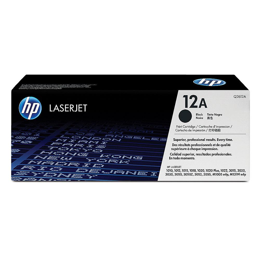 HP Q2612A Original Tonerkassette 12A Schwarz für ca. 2.000 Seiten