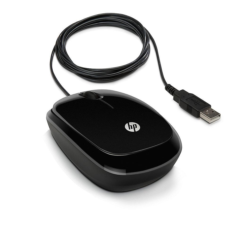HP X1200 Maus H6E99AA kabelgebunden USB schwarz