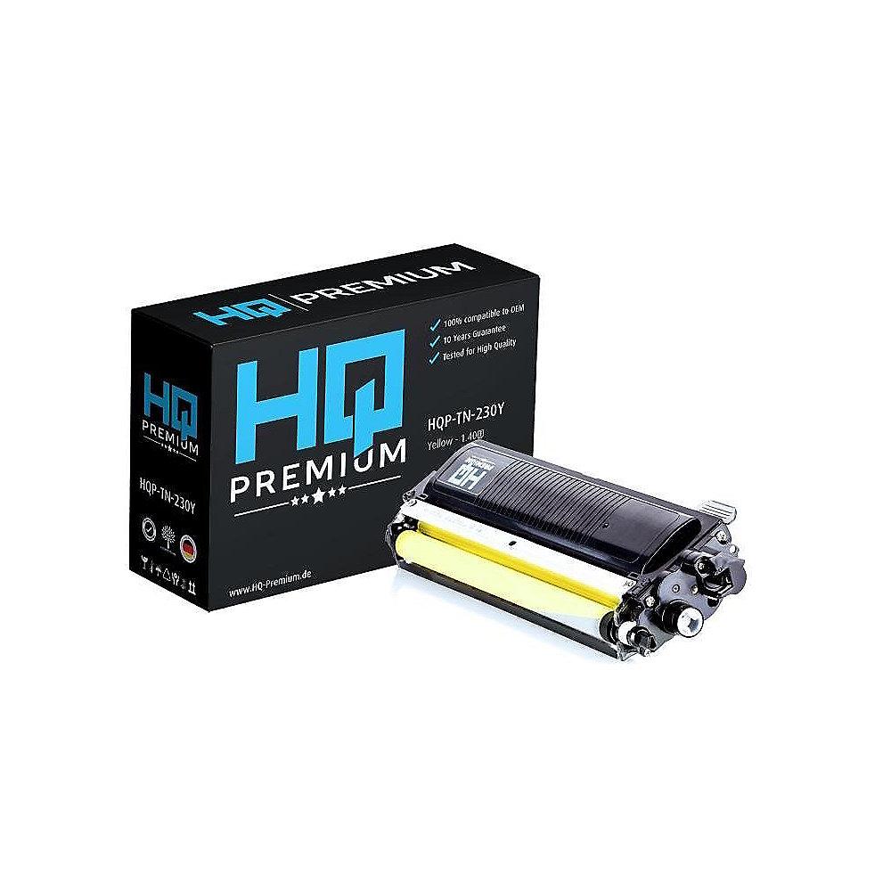 HQ-Premium Toner ersetzt Brother TN-230Y Gelb für ca. 1.400 Seiten