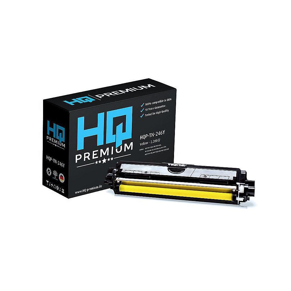 HQ-Premium Toner ersetzt Brother TN-242Y / TN-246Y Gelb für ca. 2.200 Seiten