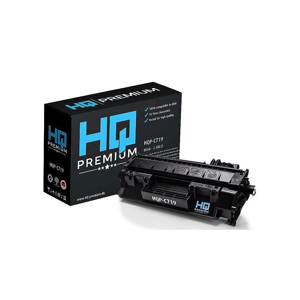 HQ-Premium Toner ersetzt Canon 719 Schwarz für ca. 2.300 Seiten