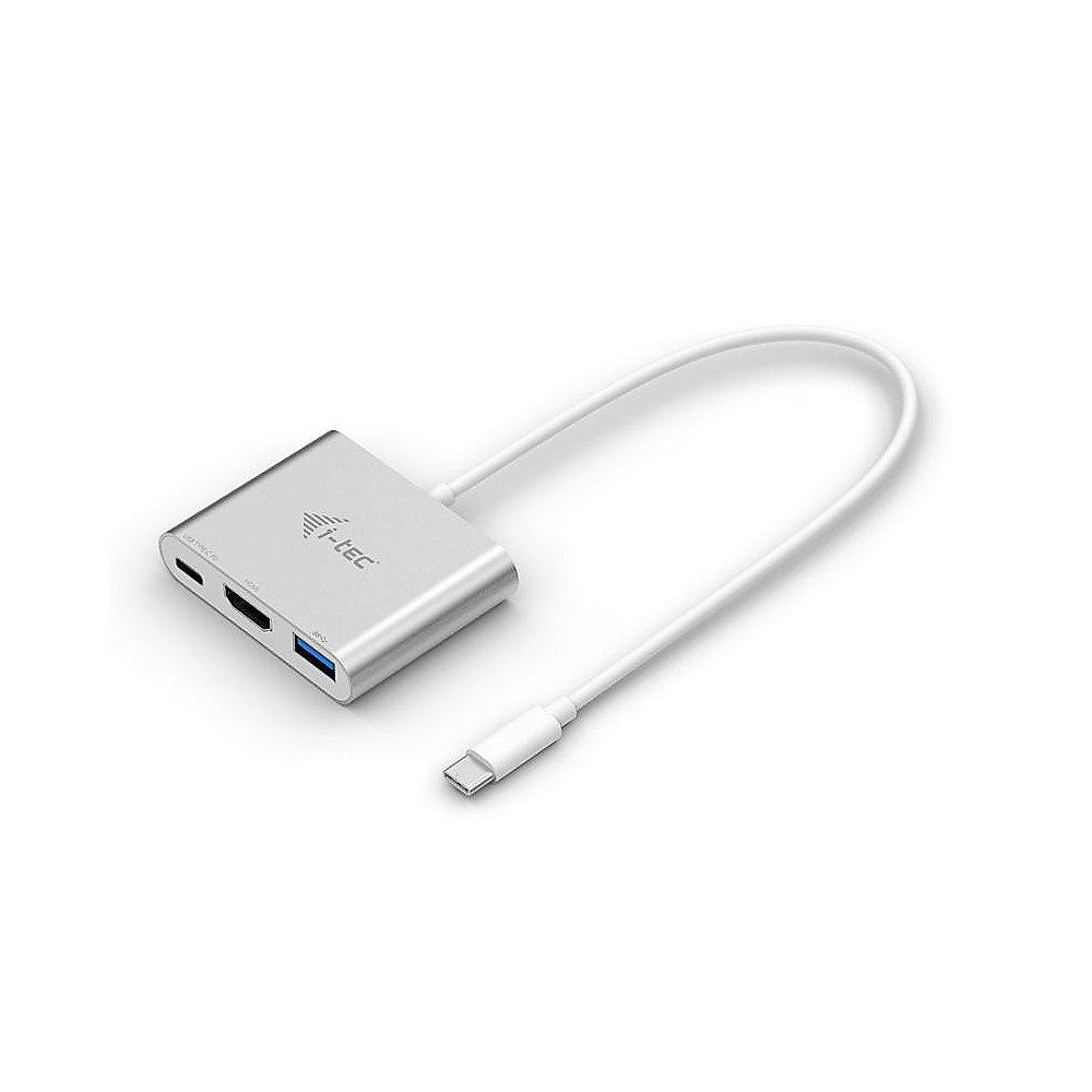 i-tec USB 3.1 Type-C auf HDMI, USB 3.0, USB Type-C Adapter mit Power Delivery, i-tec, USB, 3.1, Type-C, HDMI, USB, 3.0, USB, Type-C, Adapter, Power, Delivery
