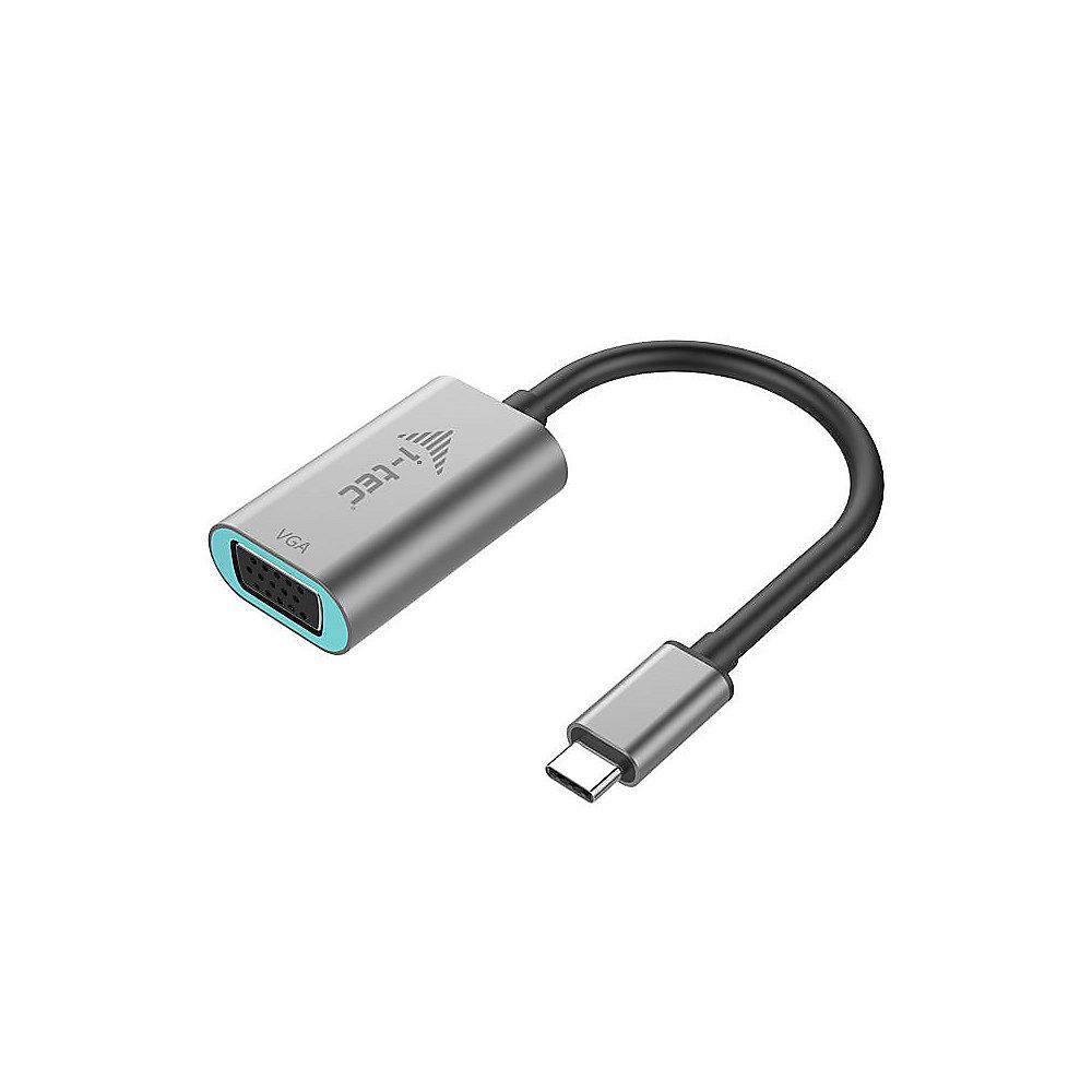 i-tec USB-C Metal VGA Adapter 60Hz C31METALVGA60HZ, i-tec, USB-C, Metal, VGA, Adapter, 60Hz, C31METALVGA60HZ