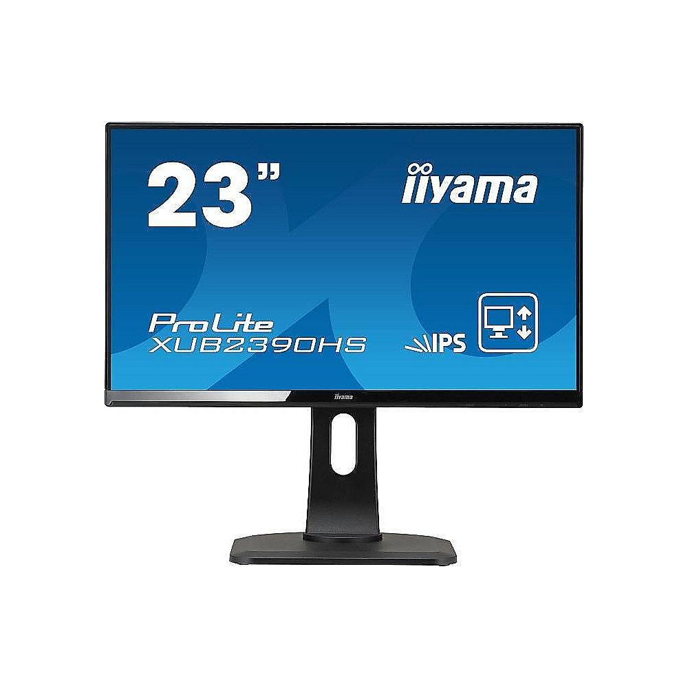 iiyama ProLite XUB2390HS-B1 58,4m/23" 16:9 FHD VGA/DVI/HDMI 5ms IPS LED LS