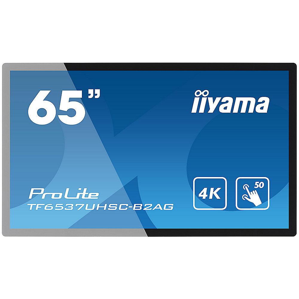 iiyama TF6537UHSC-B2AG 65"/165,1cm IPS Multi-Touch Monitor VGA/HDMI/DP/USB LS