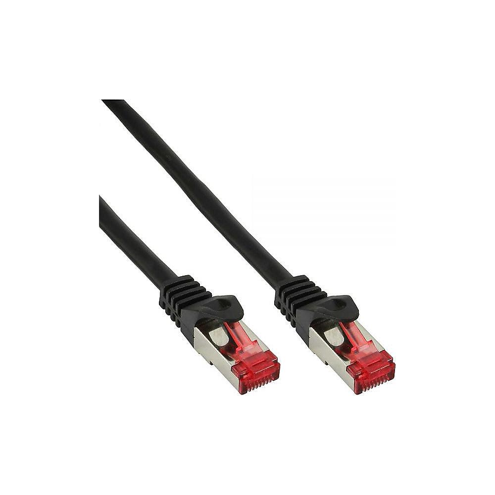 InLine Patch Netzwerkkabel S/FTP (PiMf) Cat.6 schwarz 20m