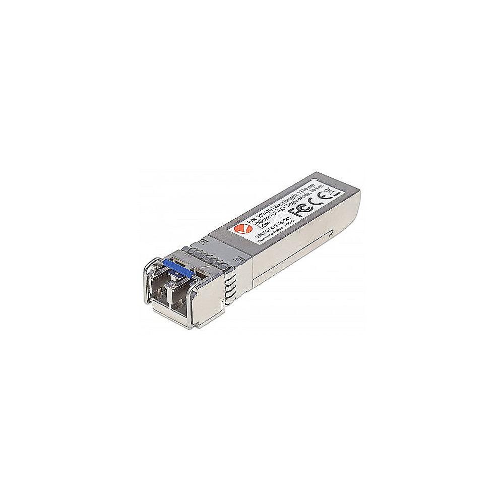 Intellinet 10Gigabit SFP  Mini-GBIC Transceiver für LWL-Kabel Singlemode 10km
