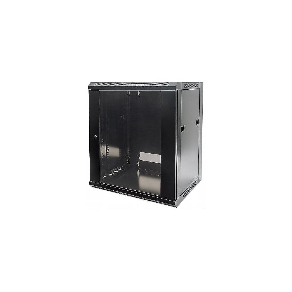 Intellinet 19" Wandverteiler 500 (H) x 570 (B) x 600 (T) mm 9HE FP schwarz