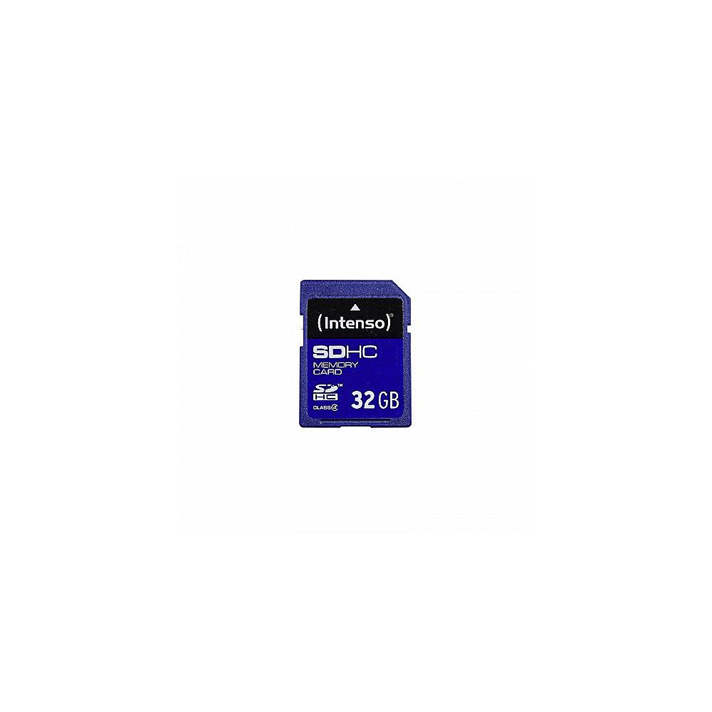 Intenso 32 GB SDHC Speicherkarte (21 MB/s, Class 4)