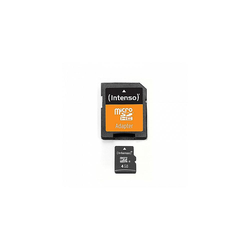 Intenso 4 GB microSDHC Speicherkarte (21 MB/s, Class 4)
