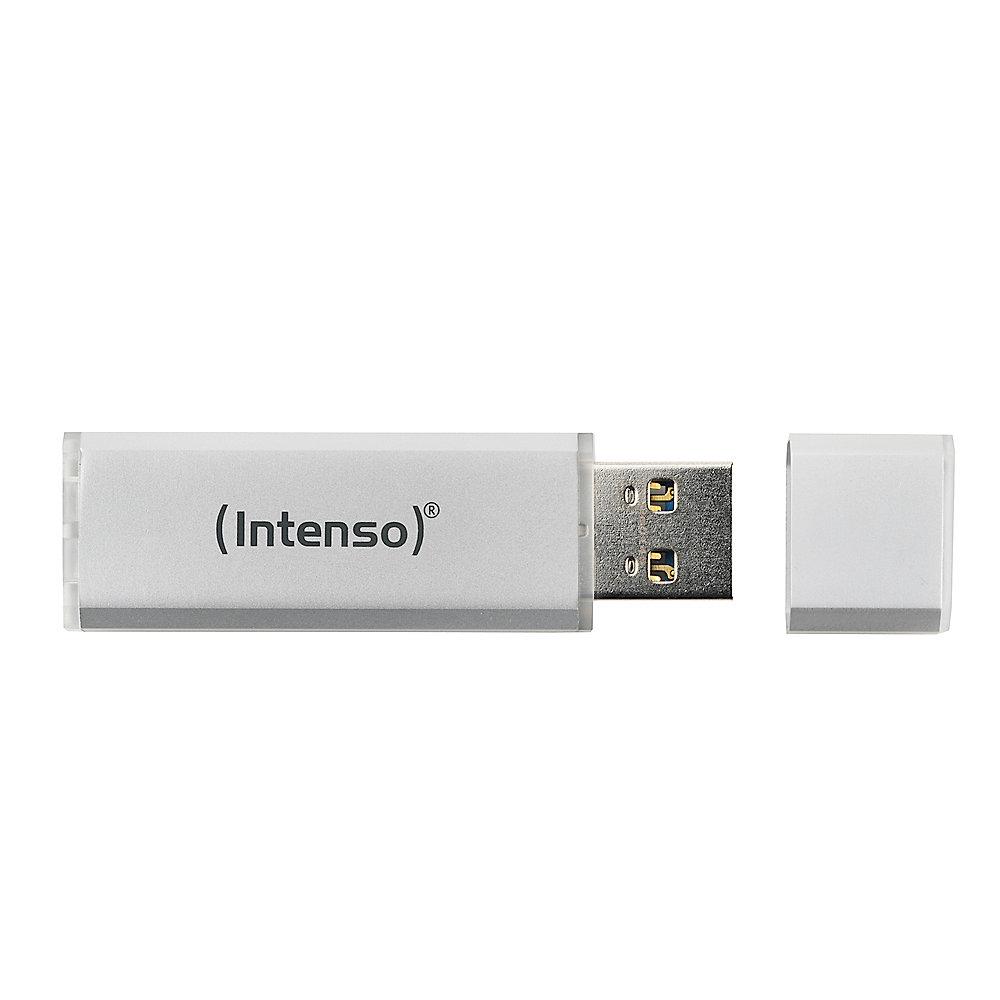Intenso 8GB Alu Line USB 2.0 Stick silber Aluminium