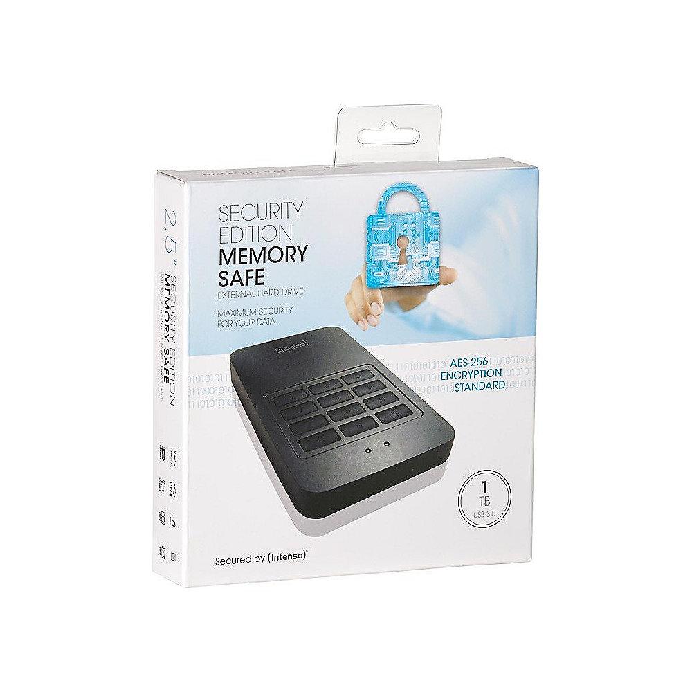 Intenso Memory Safe Security Edition USB3.0 1TB 2,5zoll mit Keypad schwarz