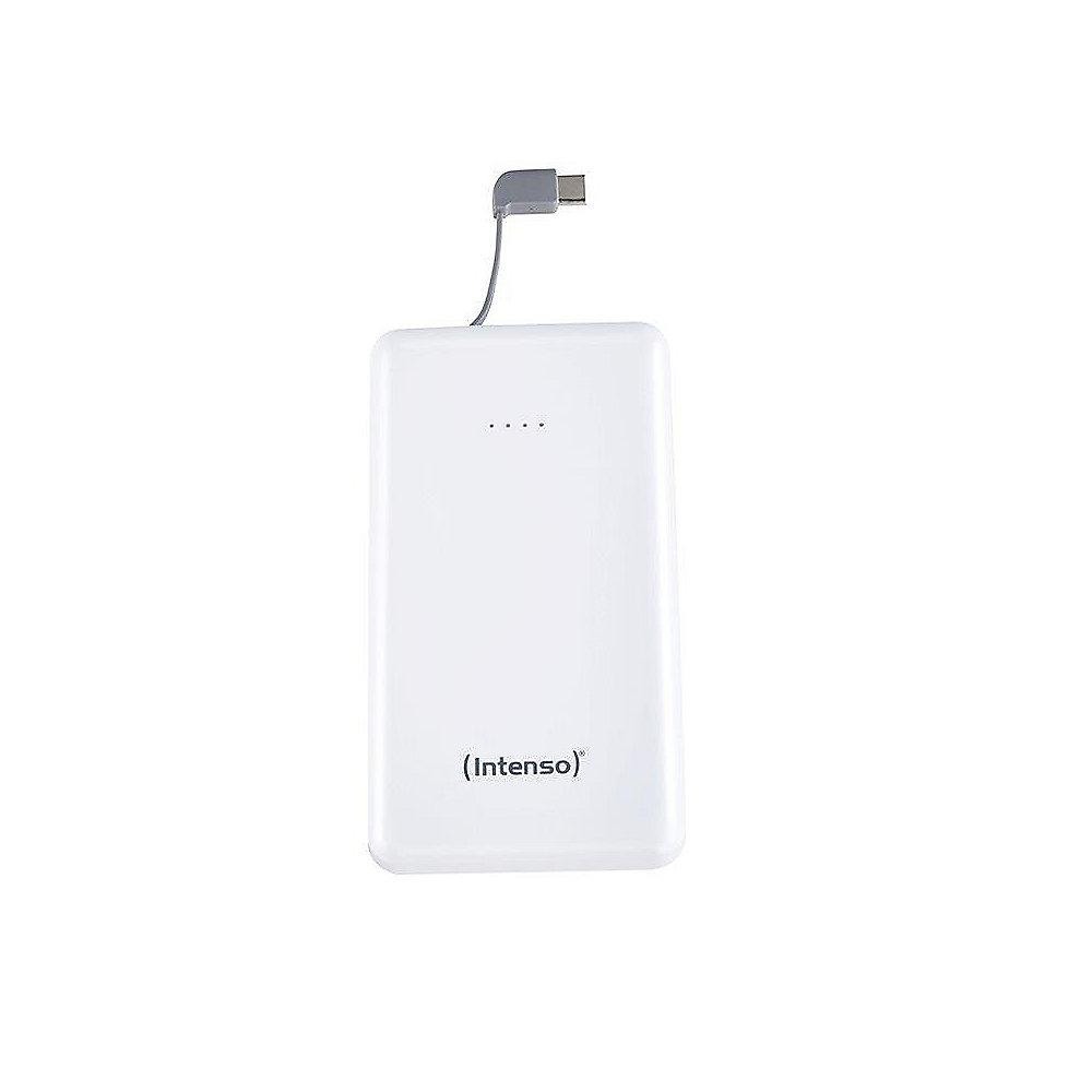 Intenso S10000-C mobiles Ladegerät Powerbank Slim 10.000 mAh USB Type C weiß, Intenso, S10000-C, mobiles, Ladegerät, Powerbank, Slim, 10.000, mAh, USB, Type, C, weiß