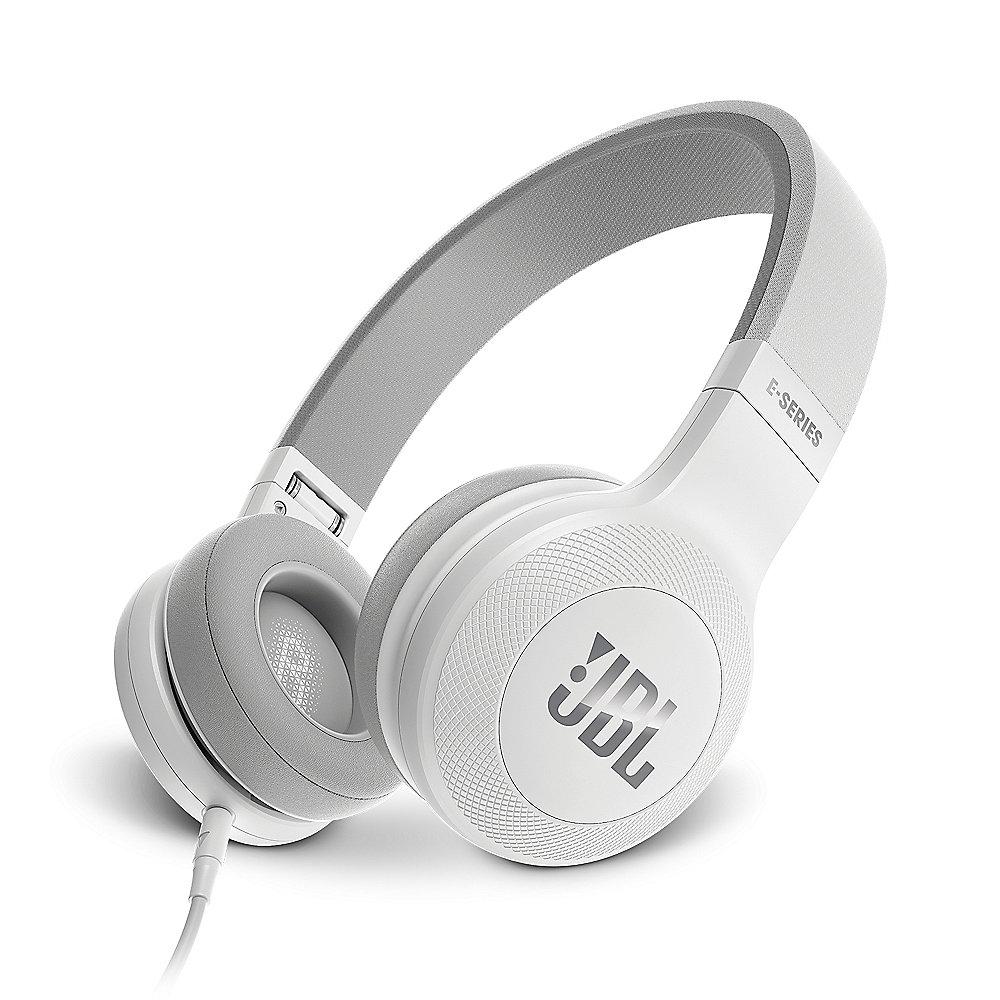 JBL E35 Weiß - On Ear- Kopfhörer mit Mikrofon Kabelfernbedienung