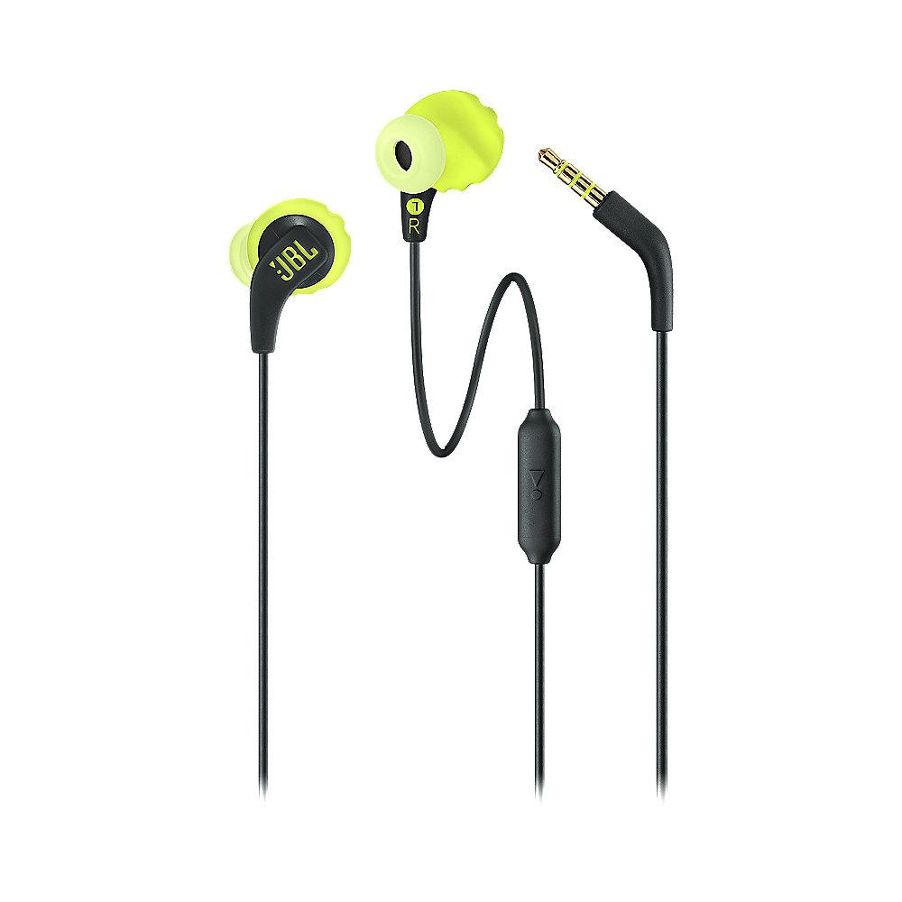 JBL ENDURANCE RUN Sport-In Ear-Kopfhörer Mikrofon schwarz/gelb