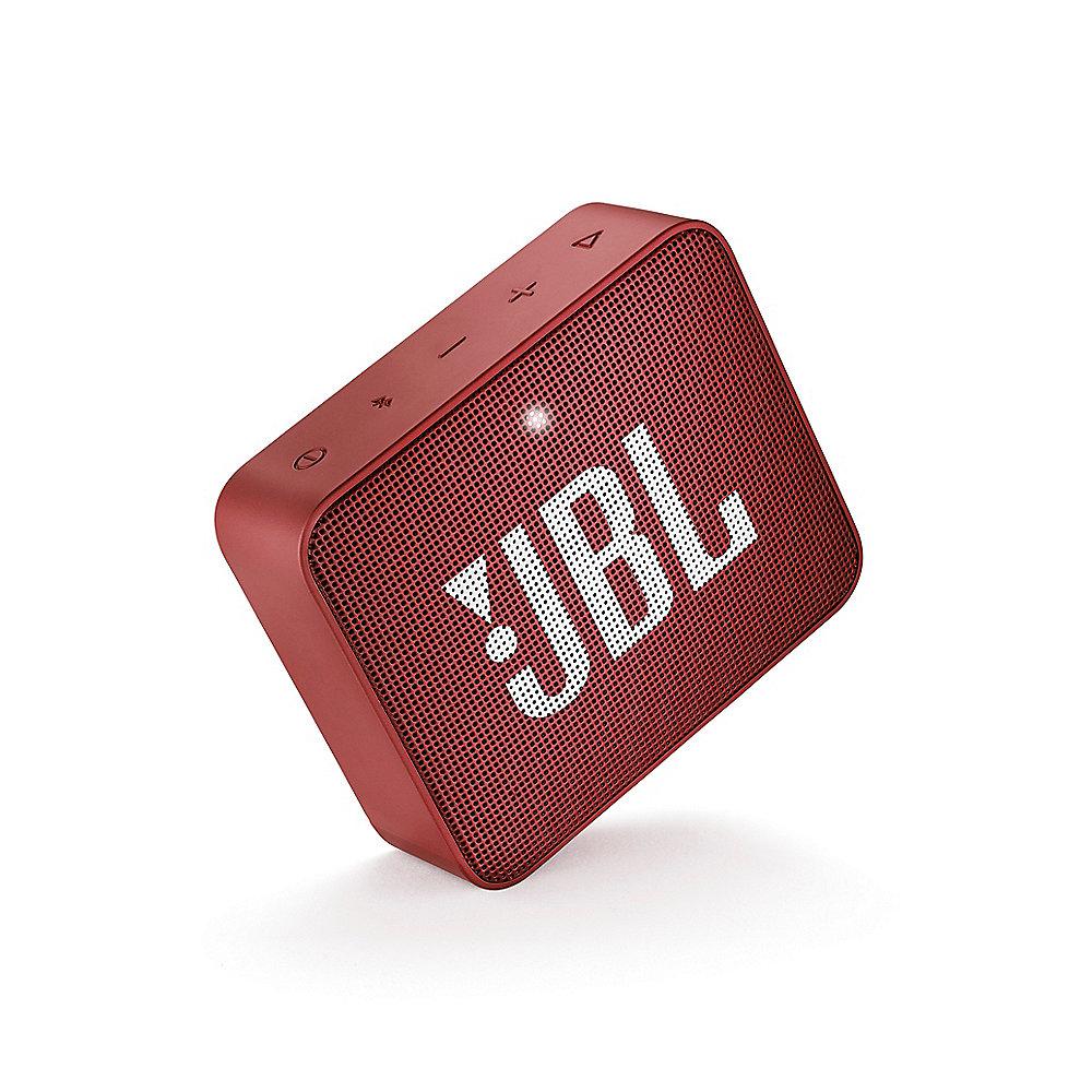 JBL GO2 Rot Ultraportabler Bluetooth Lautsprecher wasserdicht