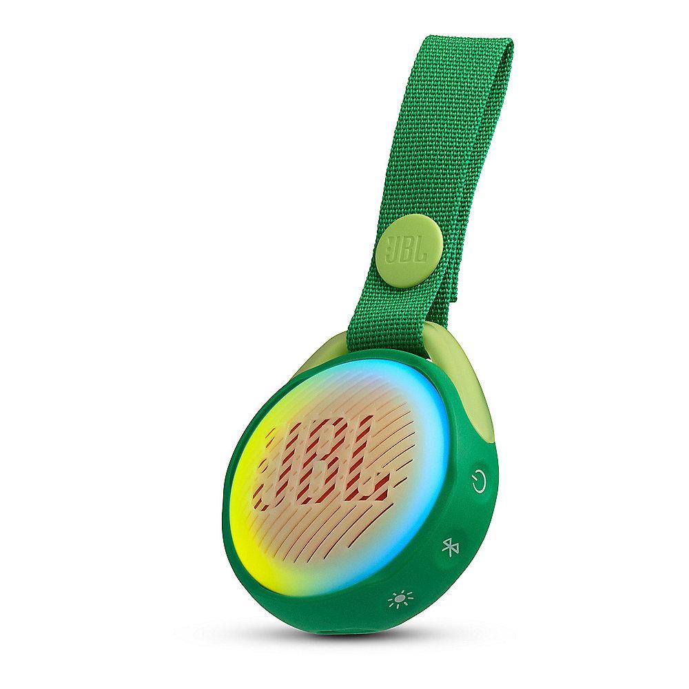 JBL JR Pop grün Tragbarer Bluetooth-Lautsprecher f. Kinder wasserdicht IPX7