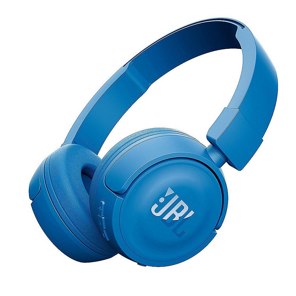 JBL T450BT Blau - On Ear-Bluetooth Kopfhörer mit Mikrofon