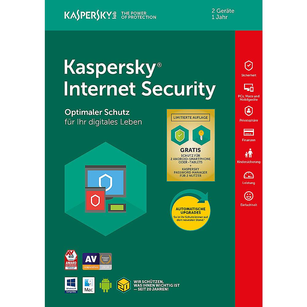 Kaspersky Internet Security 2018 2 2 2 Limited Edition (Code in a Box)