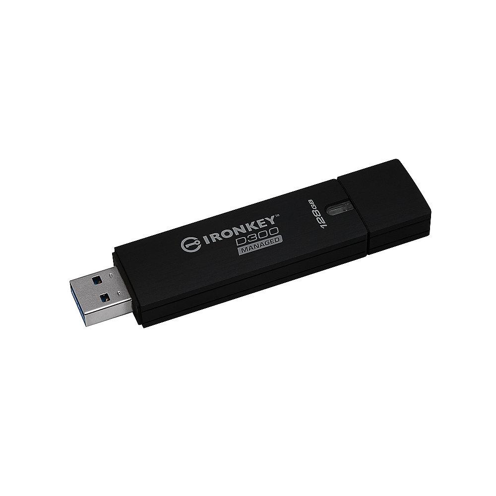 Kingston 128GB IronKey D300 USB3.0 Managed Stick