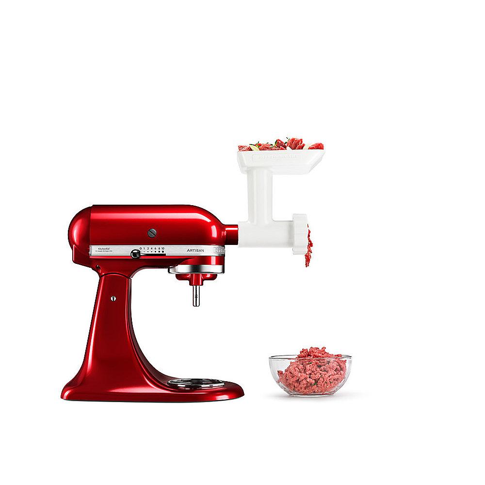 KitchenAid ARTISAN 5KSM175PSECA Küchenmaschine liebesapfelrot   Fleischwolf 5FGA