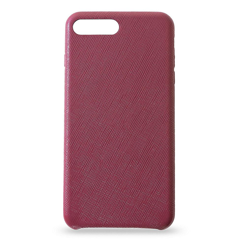 KMP Leder Case für iPhone 8 Plus, bordeaux rot, KMP, Leder, Case, iPhone, 8, Plus, bordeaux, rot