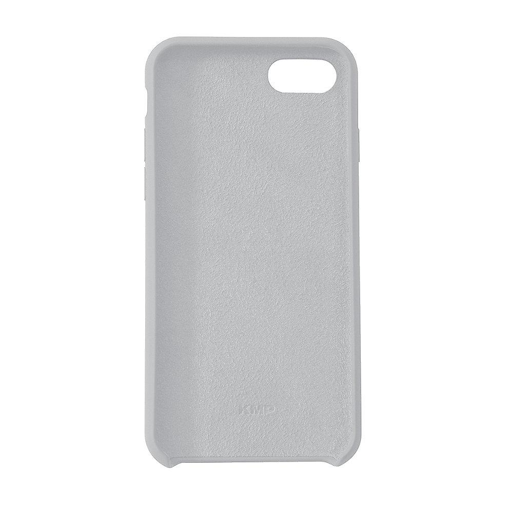 KMP Silikon Case Velvety Premium für iPhone 8, grau