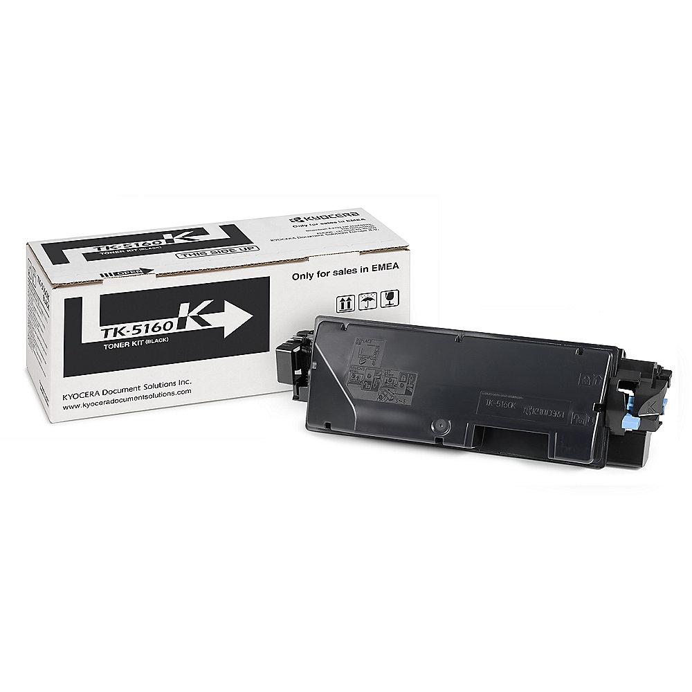Kyocera 1T02NT0NL0 Toner schwarz TK-5160K mit 16.000 Seiten für P7040cdn