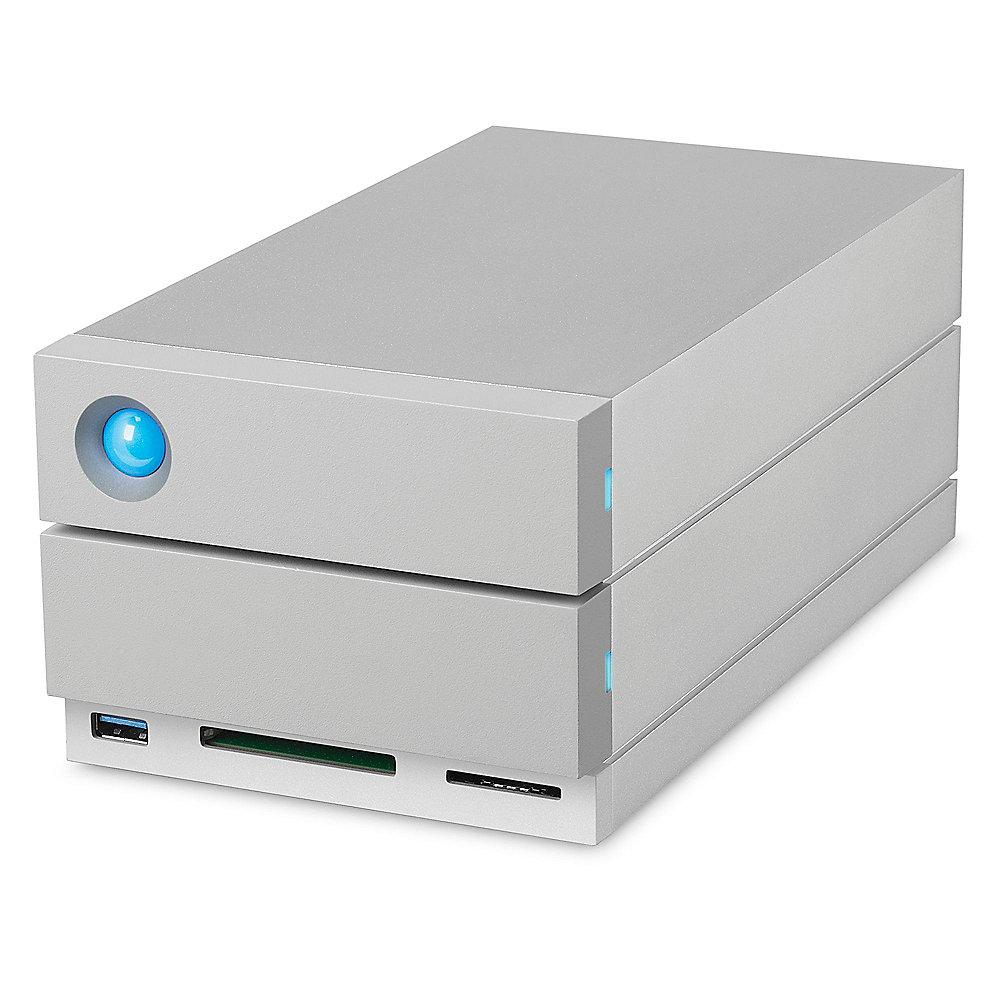LaCie 2big Dock Thunderbolt 3 & USB-C 3.1   Cardreader  - 8TB 3,5 Zoll 7200rpm