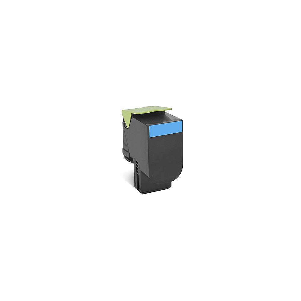 Lexmark 70C2XCE Tonerkasette Cyan 4.000 Seiten für CS510