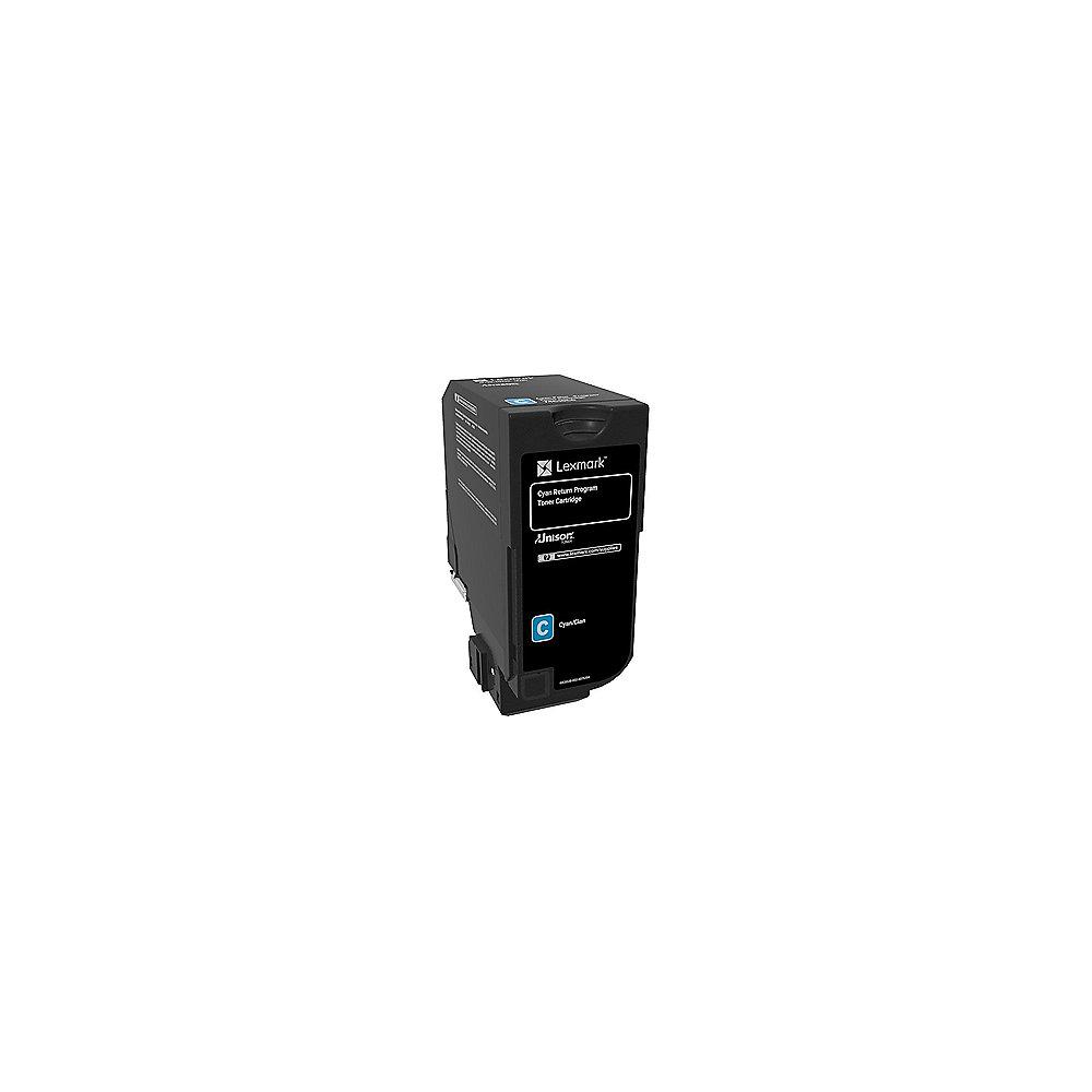 Lexmark 74C20C0 Toner Cyan 3.000 Seiten Return für CX725 CS720 CS725
