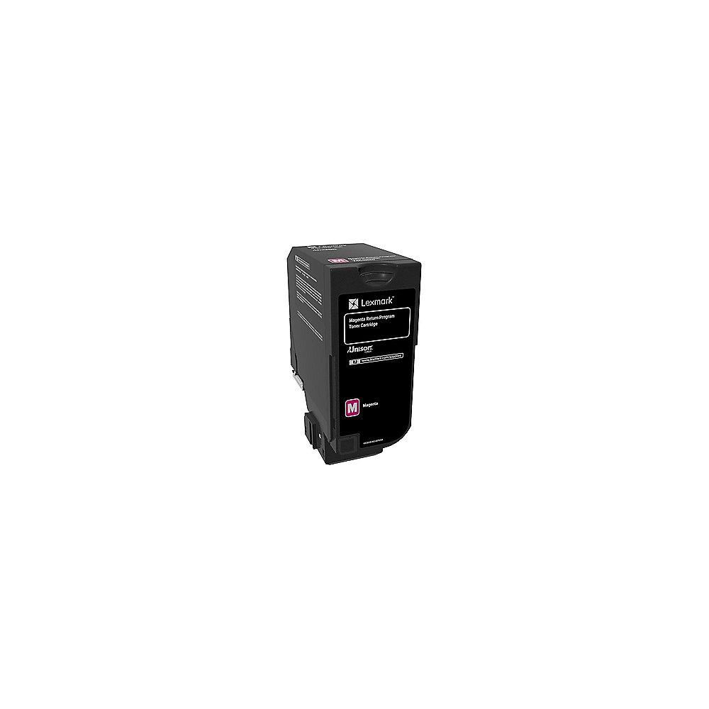 Lexmark 74C20M0 Toner Magenta 3.000 Seiten Return für CX725 CS720 CS725