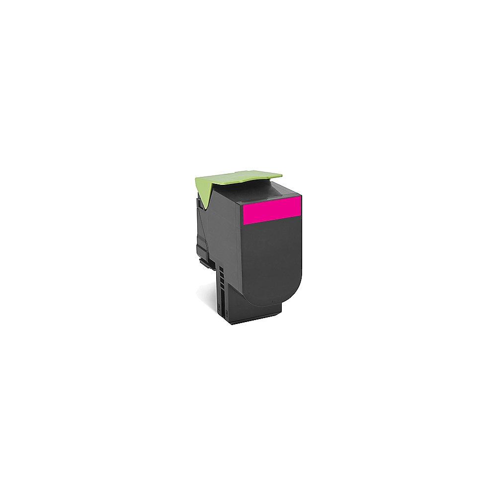 Lexmark 80C20M0 Rückgabe-Tonerkasette Magenta 1.000 Seiten CX410, CX510