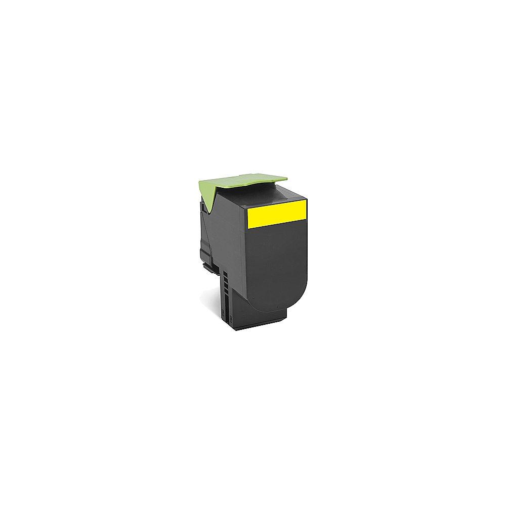 Lexmark 80C2SY0 Rückgabe-Tonerkasette Gelb 2.000 Seiten CX410, CX510