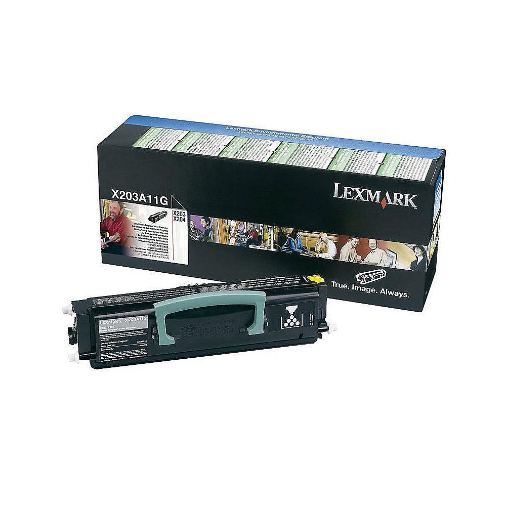 Lexmark X203A11G Toner schwarz