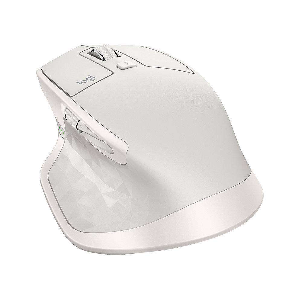 Logitech MX Master 2S Kabellose Maus PC/Mac Hellgrau 910-005141