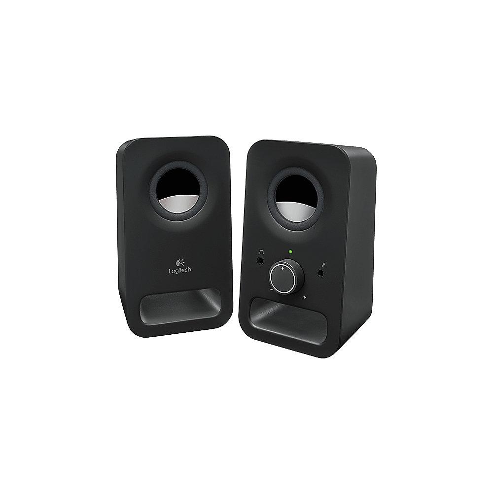 Logitech Z150 2.0 Multimedia Lautsprechersystem 3,5mm Klinke Schwarz 980-000814, Logitech, Z150, 2.0, Multimedia, Lautsprechersystem, 3,5mm, Klinke, Schwarz, 980-000814