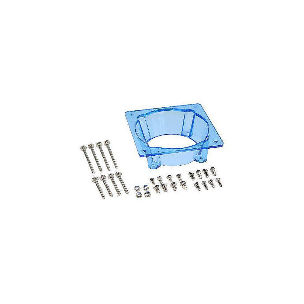 Lüfteradapter 90mm auf 60mm für CPU-Kühler, Acryl, Lüfteradapter, 90mm, 60mm, CPU-Kühler, Acryl