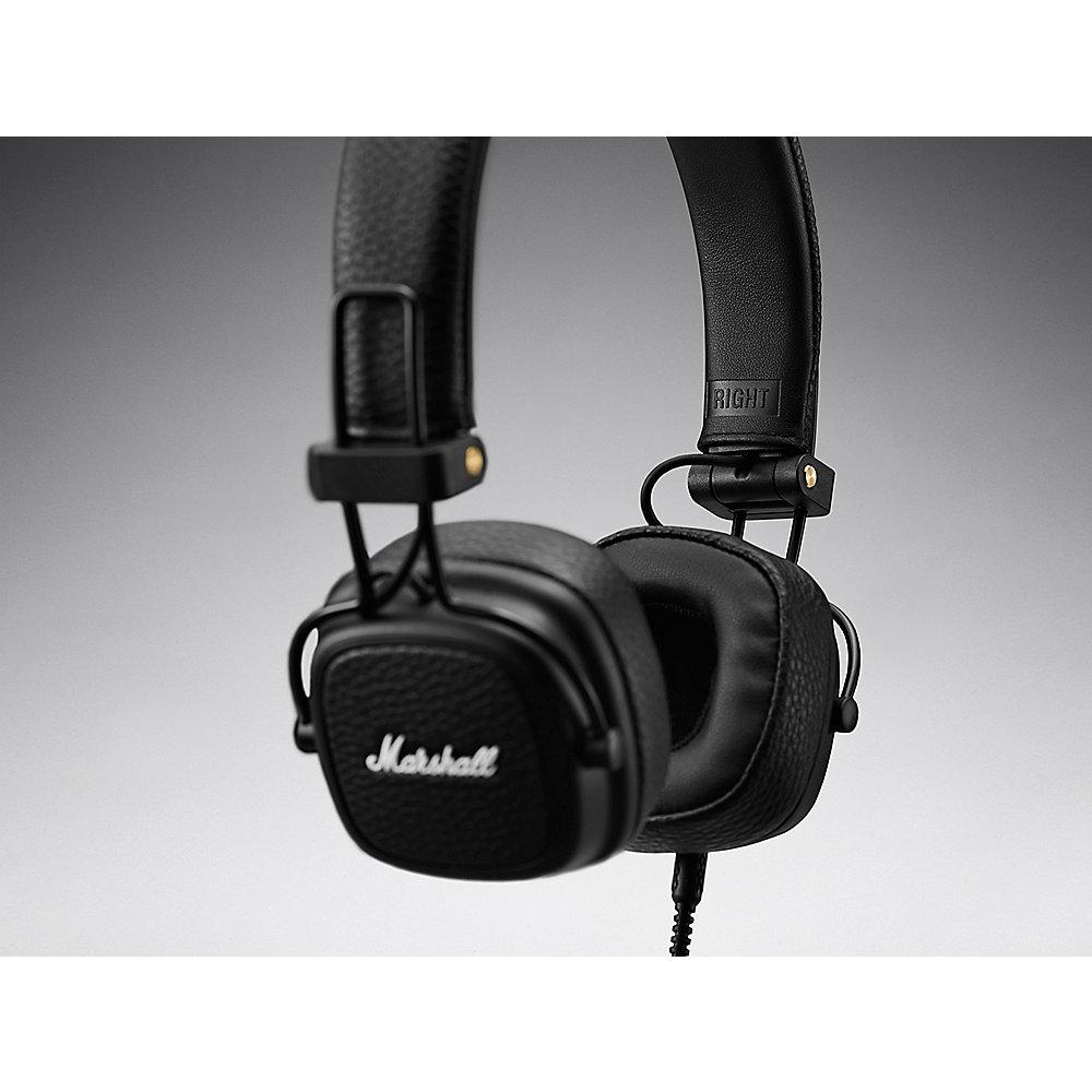 Marshall Major III Bluetooth On-Ear-Kopfhörer schwarz, Marshall, Major, III, Bluetooth, On-Ear-Kopfhörer, schwarz
