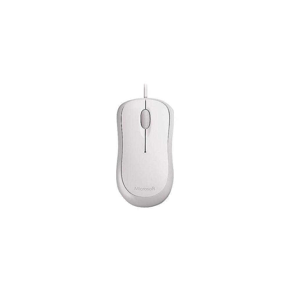 Microsoft Basic Optical Mouse USB Weiß Bulk