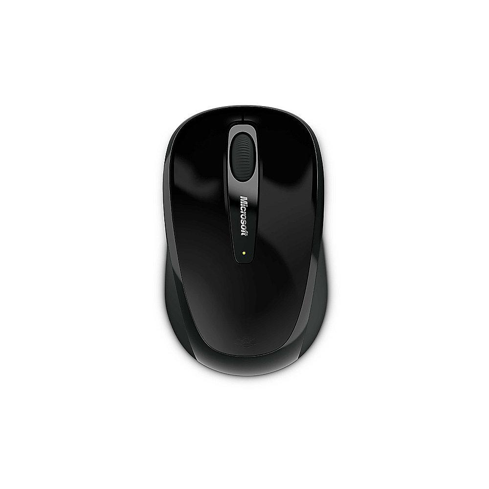 Microsoft Wireless Mobile Mouse 3500 Coal Black Gloss, Microsoft, Wireless, Mobile, Mouse, 3500, Coal, Black, Gloss