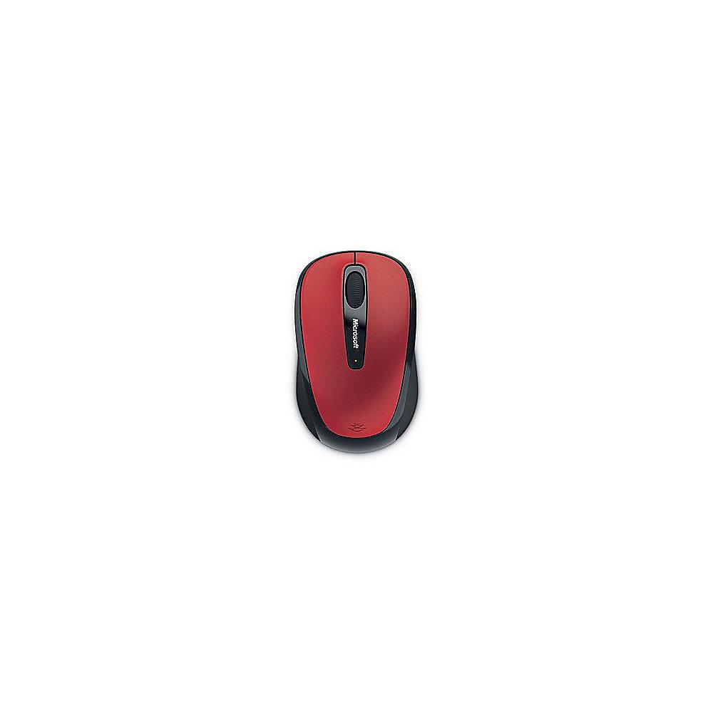 Microsoft Wireless Mobile Mouse 3500 Rot