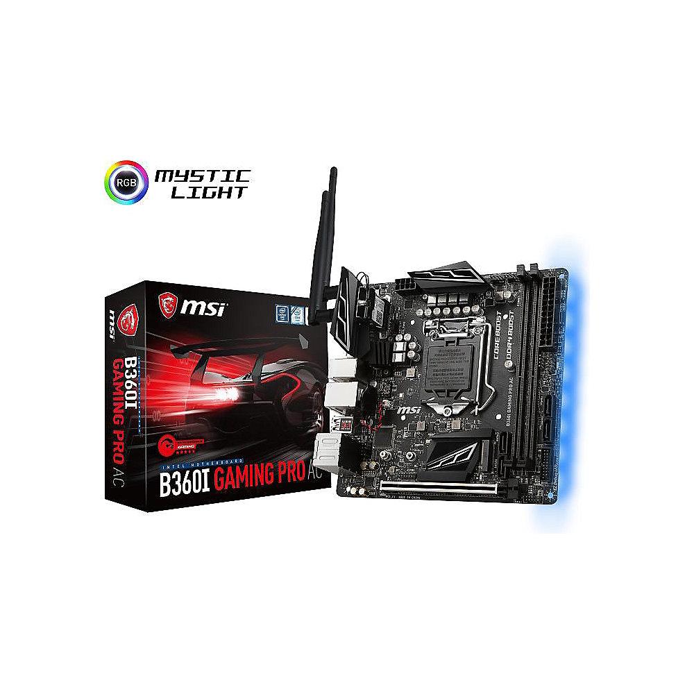 MSI B360I Gaming Pro AC ITX Mainboard Sockel 1151 (Coffee Lake)