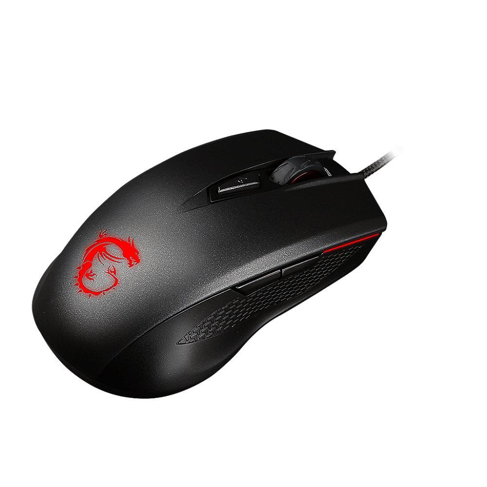 MSI Clutch GM40 Gaming Mouse schwarz, USB S12-0401340-D22, MSI, Clutch, GM40, Gaming, Mouse, schwarz, USB, S12-0401340-D22