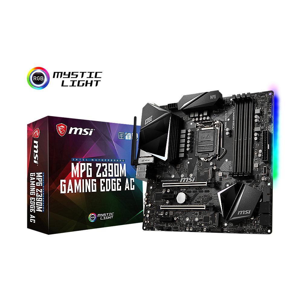 MSI MPG Z390M Gaming Edge AC mATX Mainboard Sockel 1151