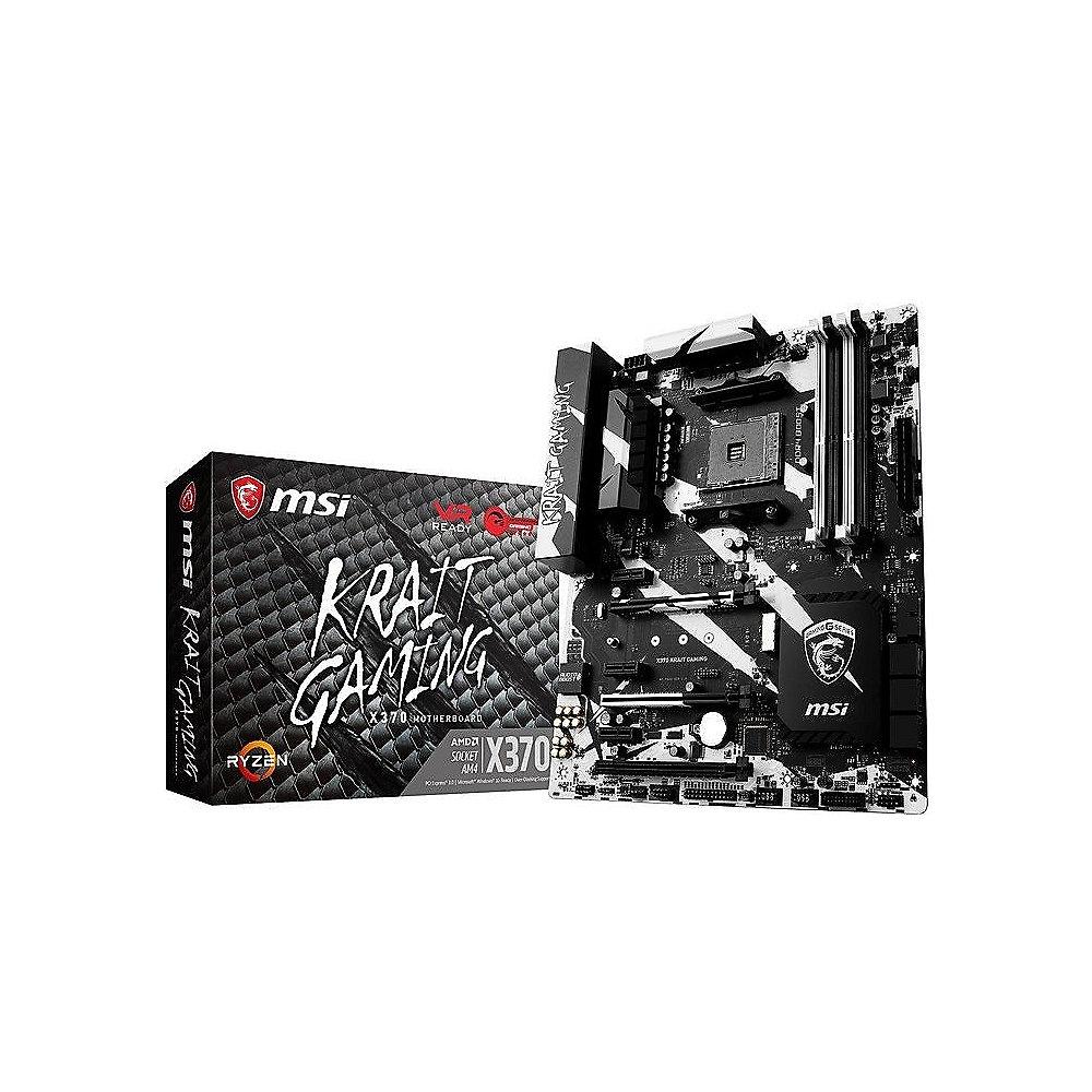 MSI X370 Krait Gaming ATX Mainboard Sockel AM4 SATA600/R/M.2/USB3.1, MSI, X370, Krait, Gaming, ATX, Mainboard, Sockel, AM4, SATA600/R/M.2/USB3.1