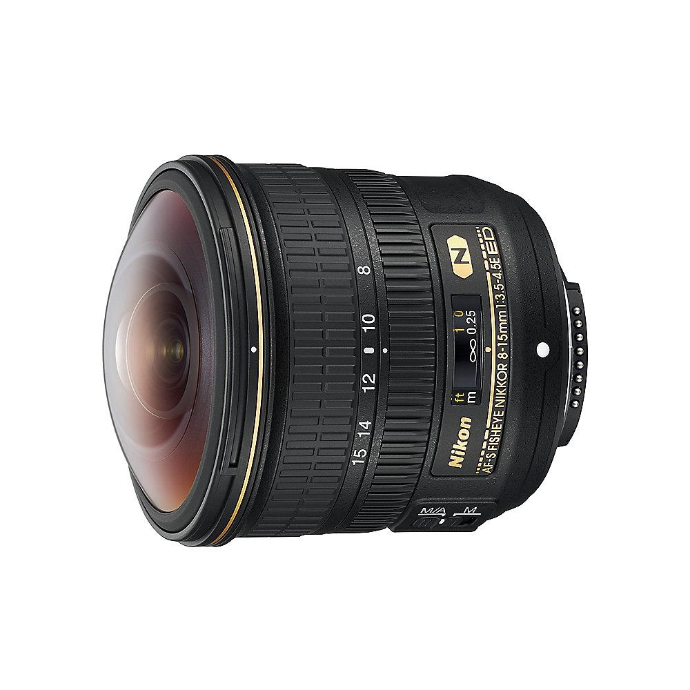 Nikon AF-S Nikkor Fisheye 8-15mm f/3.5-4.5E ED Fisheye Zoom Objektiv