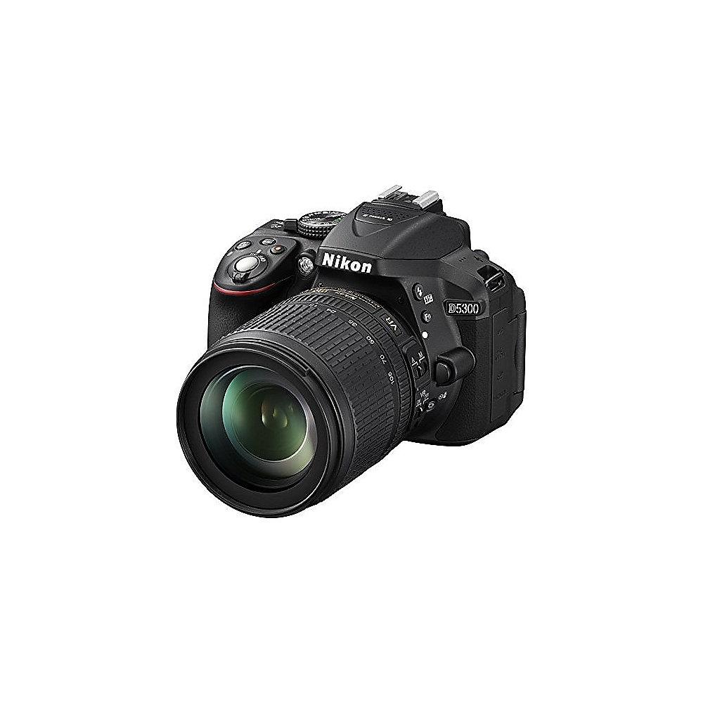 Nikon D5300 Kit AF-S DX 18-105mm VR Spiegelreflexkamera schwarz