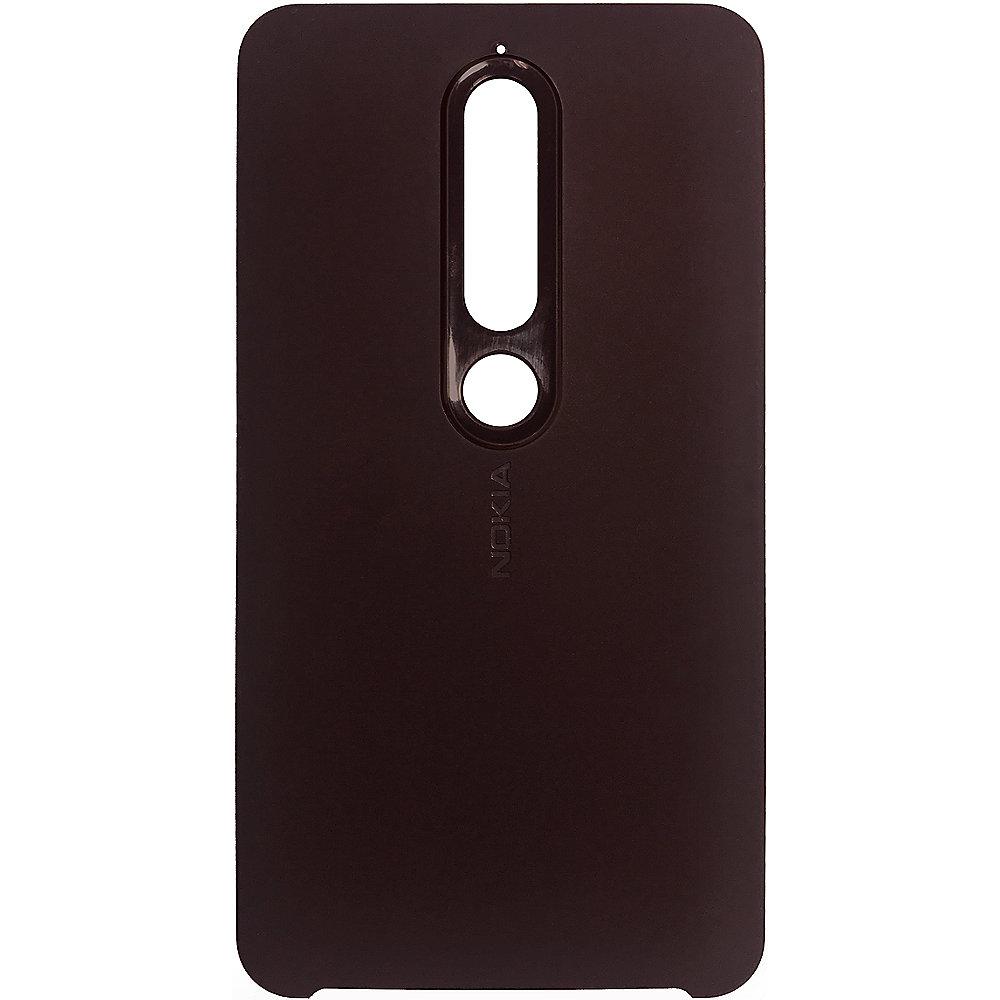 Nokia 6.1 - Soft Touch Case CC-505, Iron Red
